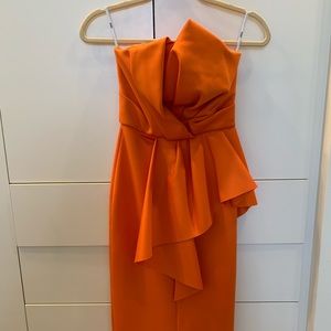 Scuba Folded Midi Dress